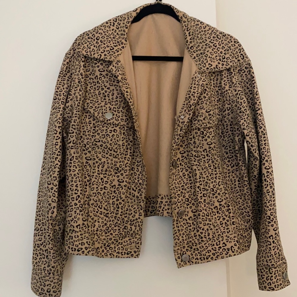 Leopard print jacket